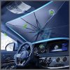 Car Parasol / Compact Car Umbrella Sunshade for Windshield