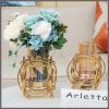 Light Luxury Metal Vase Decoration