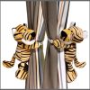 2Pcs Stuffed Plush Doll Toys Plush Curtain Buckle Toys Home Decoration