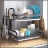 2 Tier Carbon Steel Dish Rack