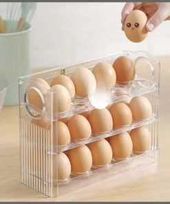 3 layer 30Pcs Transparent flip egg box