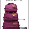A set of 3pcs travelling bags