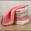 5Pcs Cleaning Cloth, Coral Fleece Microfiber Dishcloth