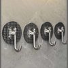 2pcs No Drilling Light luxury Wall Hook Wall-mounted