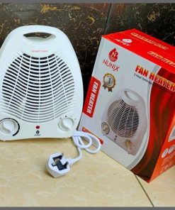 2 Heat settings fan heater