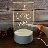 Note Board Creative Led Night Light USB Message Lamp