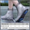 Waterproof Silicone Shoe Cover High Top Rain Boots Cover