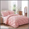 Pinch Pleat Pintuck Duvet Cover set