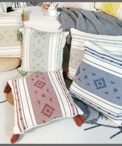 Jacquard Tassel Nordic Minimalistic Throw Cover