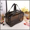 Double sided transparent waterproof toiletries make up bag