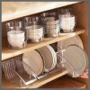 Dinner plate lid storage rack