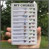 My chores kids checklist board