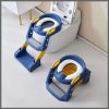 2in1 Kids training toilet seat trainer with PVC cushion/soft pad