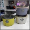 Heated Lunch Box Stainless Steel Round Lunch Box