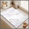 Marble Kitchen Drain Mat Antiskid Draining Mat