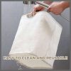 Large capacity Laundry Hampers with bamboo Handles