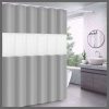 Polyester waterproof bath shower curtain