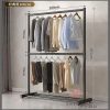 Clothes Rack for Living Room, Floor Standing Coat Hanger