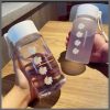 450ml Cute transparent water bottle