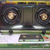 iPcone Teflon Table top 2 burner gas cooker
