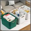 Luxury storage basket with lid