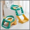 2-in-1 toilet trainer seat with a ladder and potty 
