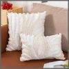 Decor Cushion Cover Beige Grey Tufted Coral Stylish Pillow Cover
