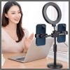 Ring light Universal Dual Position Mobile phone Clip