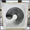 Textured canvas oil painting