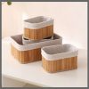 4pc set wicker baskets