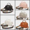 Shell bag, double zipper single shoulder bag