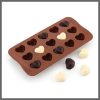 15 slot chocolate, candy, ice cream or ice cubes silicone moulds