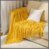 Solid Tassel Blanket