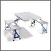 Folding Aluminum Alloy Lightweight Outdoor Portable Chair & Table