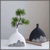 Modern Ceramic Vase - Fish-Tail Design