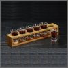 6 Slot Bamboo shot glass holder