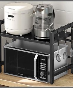 Single layer Heavy-duty Adjustable Microwave Stand