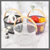 Round pantry mesh wire fruit basket