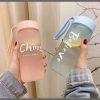600ml Frosted water bottles