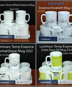 6pcs Luminarc Temp Essence 32cl Mugs set