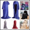 Premium Snuggle fleece blanket with sleeves and Kangaroo pocket