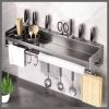 Multi-functional Kitchen Knife Storage Rack Chopstick Barrel Integrated