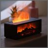Dynamic Flame Fireplace Essential oil Diffuser/Humidifier with timer and Auto Off Ultrasonic cool mist Humidifier