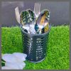 Spoon holder metallic