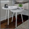 High quality white 3 in 1 wooden table