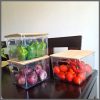 6L Big Pantry organiser with bamboo lid/fridge box