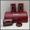 Bread Storage bin with 3 pcs cannisters