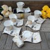 Classy cup saucer set