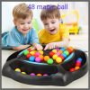 48 ball beads game, Puzzle Magic, Chess Board Games Rainbow Ball Elimination Toy