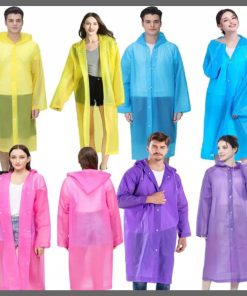 Reusable Waterproof Jacket,unisex Raincoat